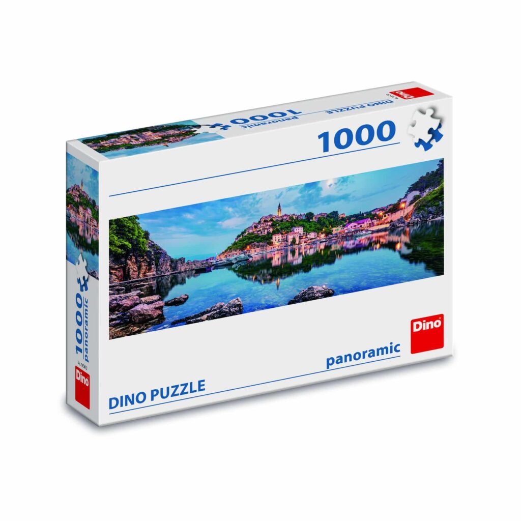 Dino Panoramapuslespil – Øen Krk, Kroatien 1000 brikker