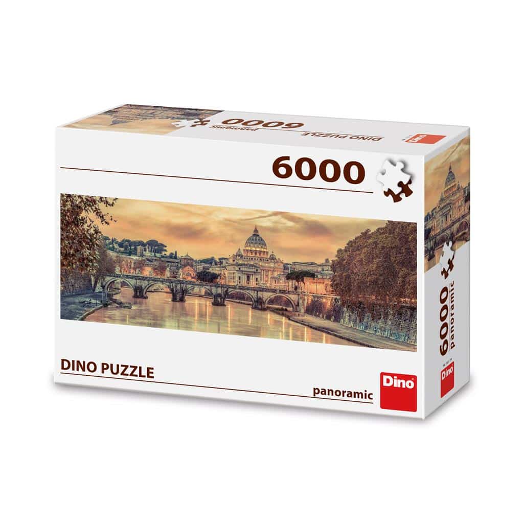 Dino Panoramapuslespil – Rom, Italien 6000 brikker