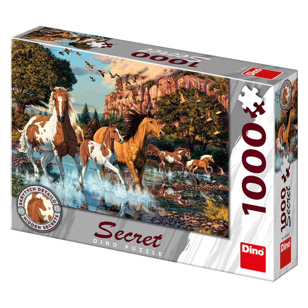 Dino Secret Puslespil – Vildheste 1000 brikker
