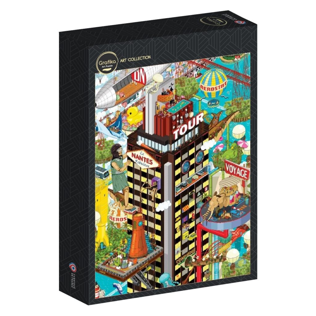 Grafika Puslespil – Nantes: Tårnet 1000 Brikker