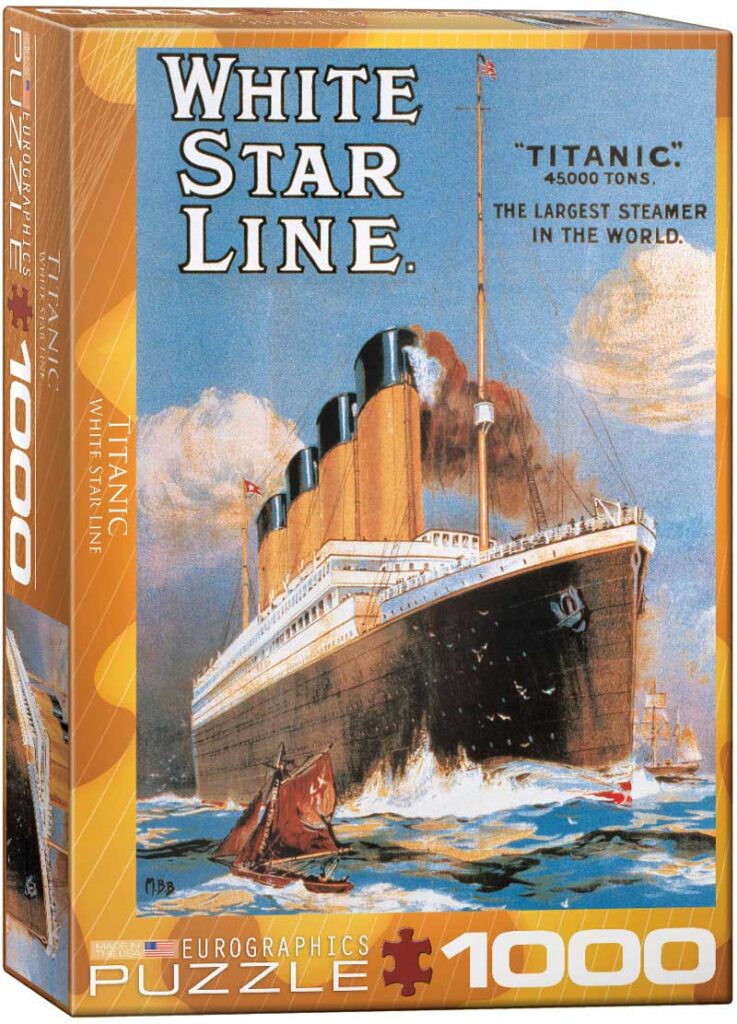 Eurographics Puslespil – Titanic 1000 brikker