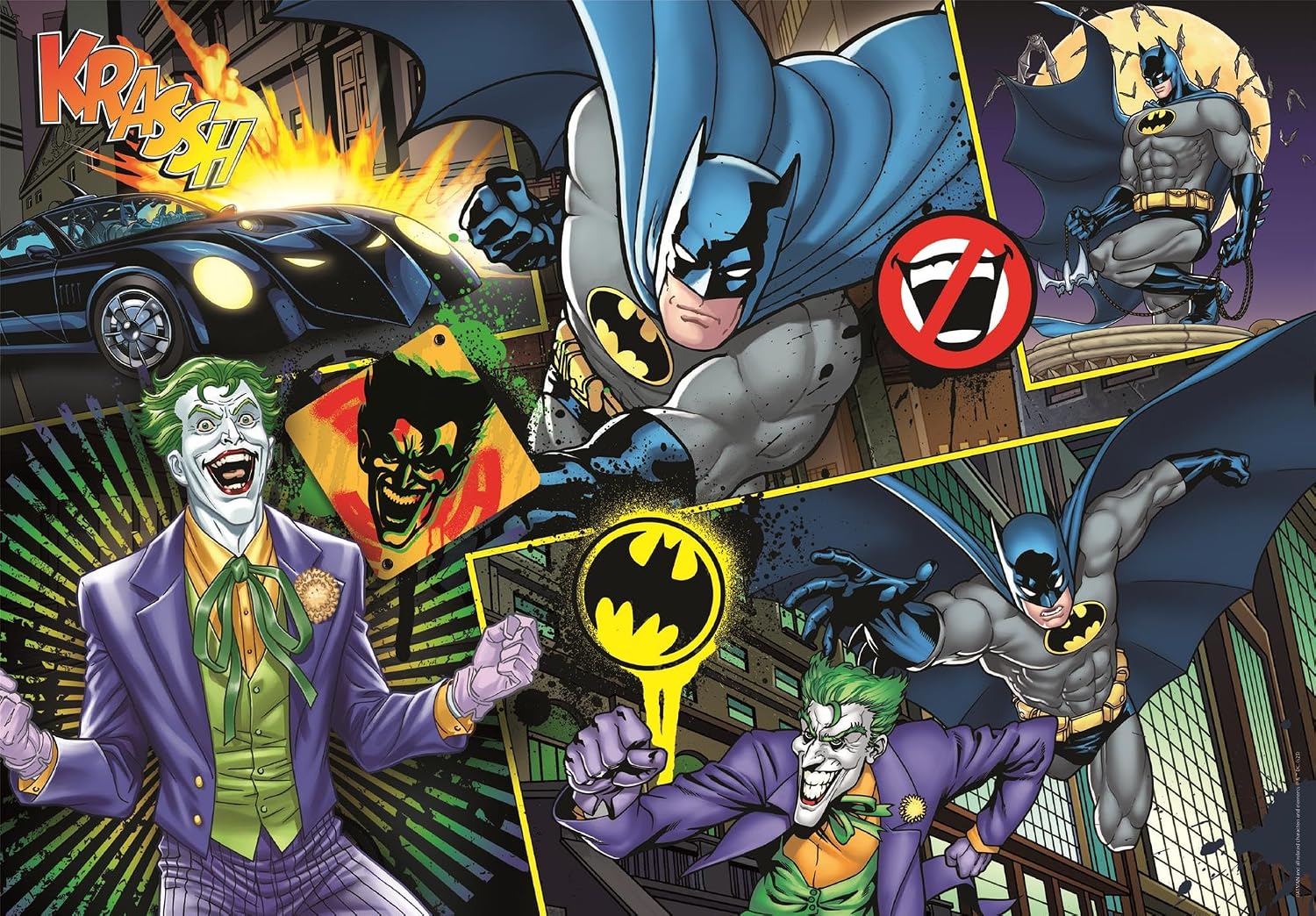 Clementoni Børnepuslespil – Batman 104 brikker - Billede 2