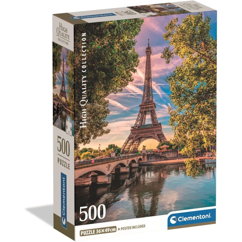 Clementoni Puslespil – Langs Seine 500 brikker