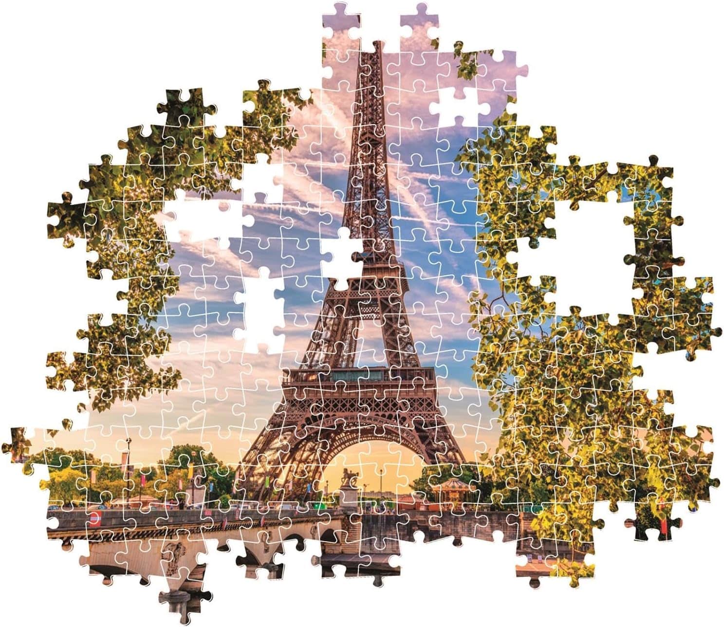 Clementoni Puslespil – Langs Seine 500 brikker - Billede 3