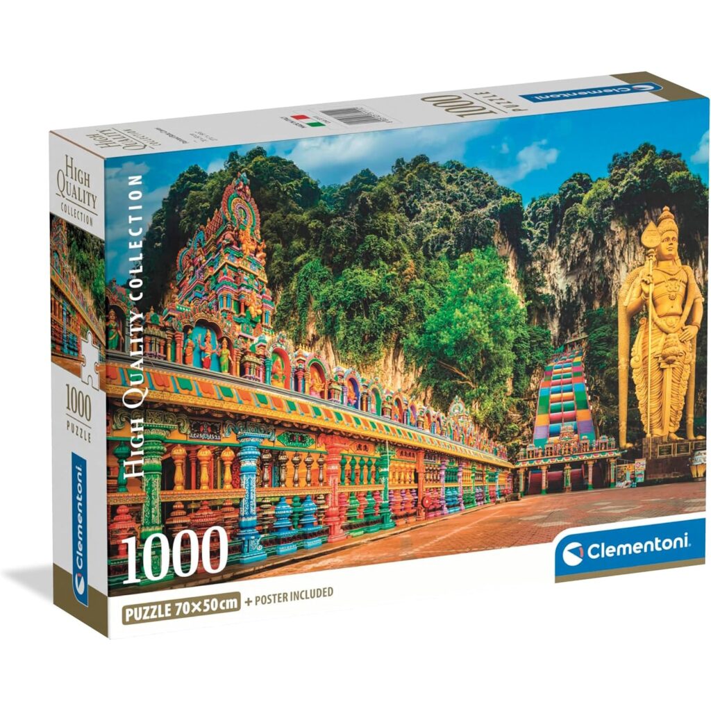 Clementoni Puslespil – Batugrotterne i Malaysia 1000 brikker
