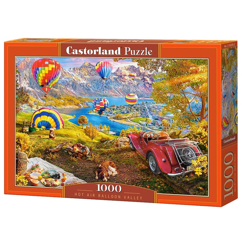 Castorland Puslespil – Varmluftsballondalen 1000 brikker