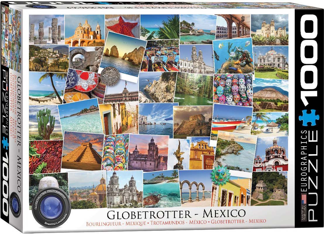 Eurographics Puslespil – Globetrotter: Mexico 1000 brikker