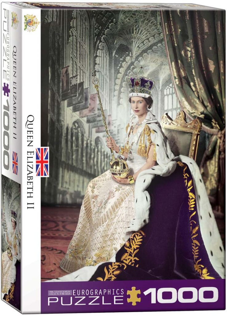 Eurographics Puslespil – Dronning Elizabeth II 1000 brikker