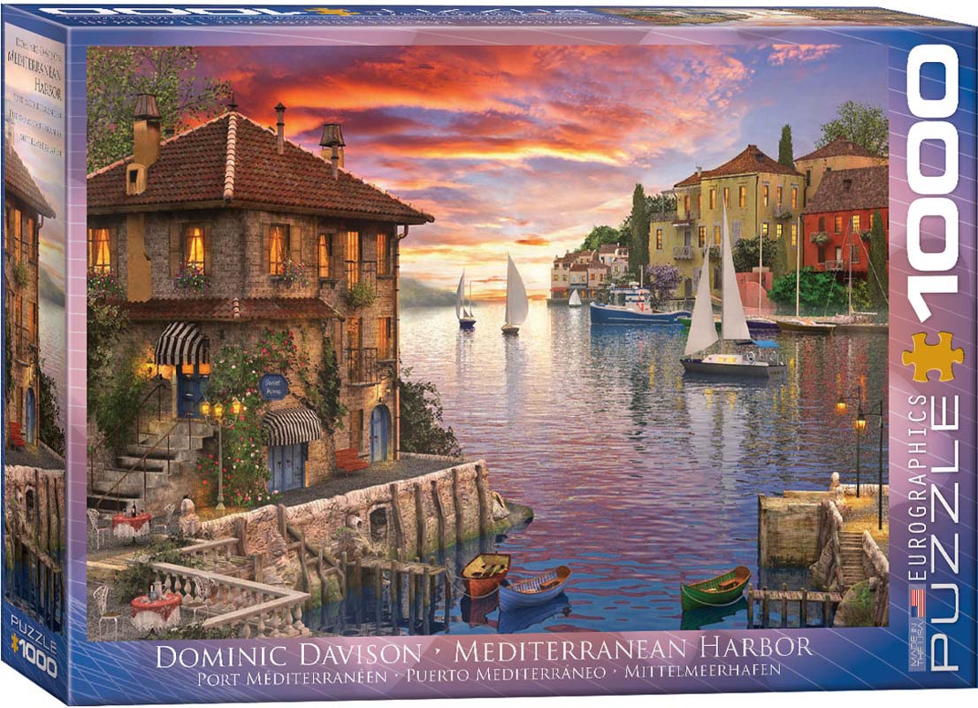 Eurographics Puslespil – Davison: Middelhavshavn 1000 brikker