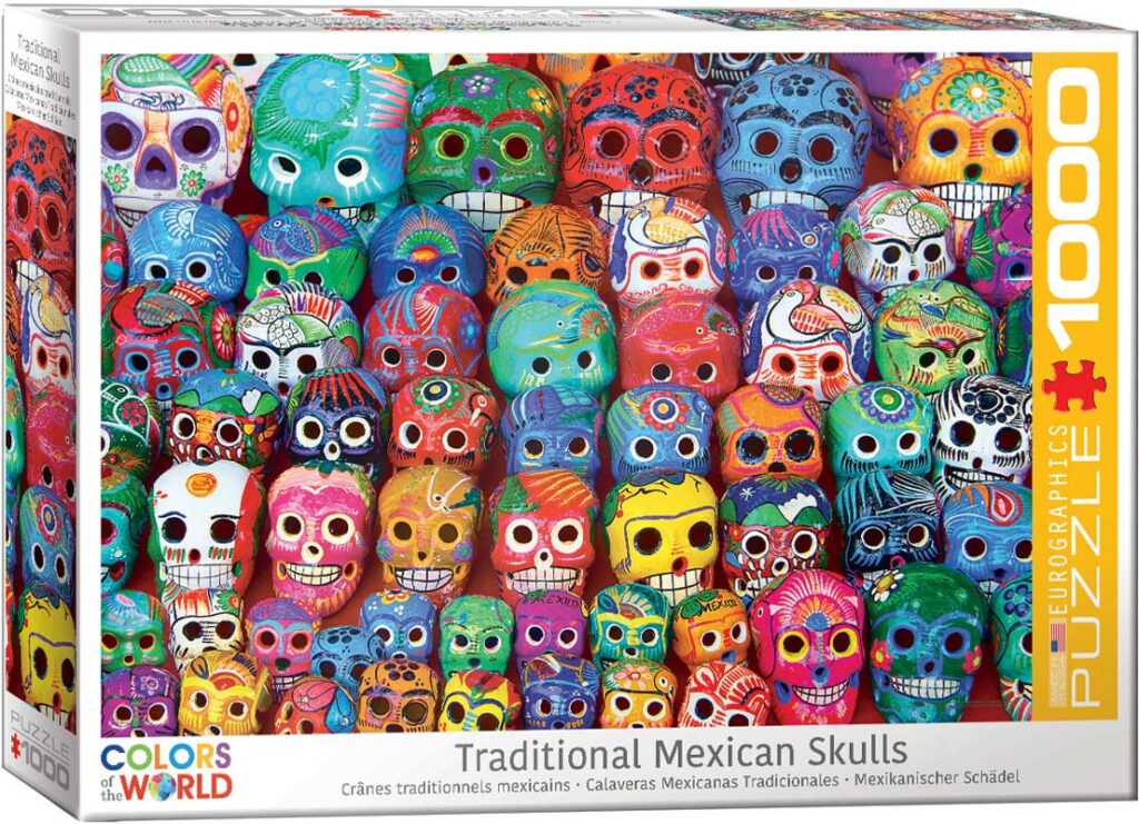 Eurographics Puslespil – Traditionelle mexicanske dødehoved 1000 brikker