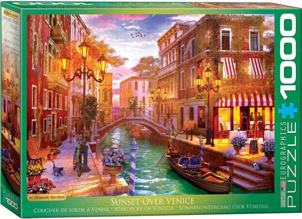 Eurographics Puslespil – Solnedgang over Venedig 1000 brikker