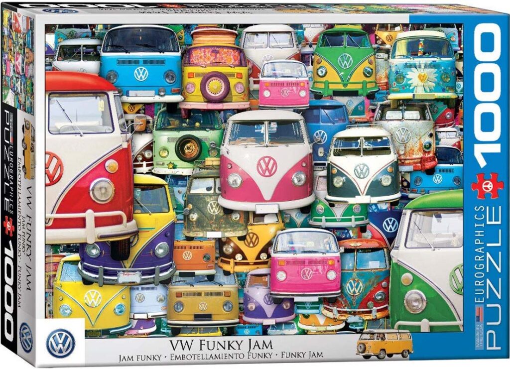 Eurographics Puslespil – Volkswagenkollage Funky Jam 1000 brikker