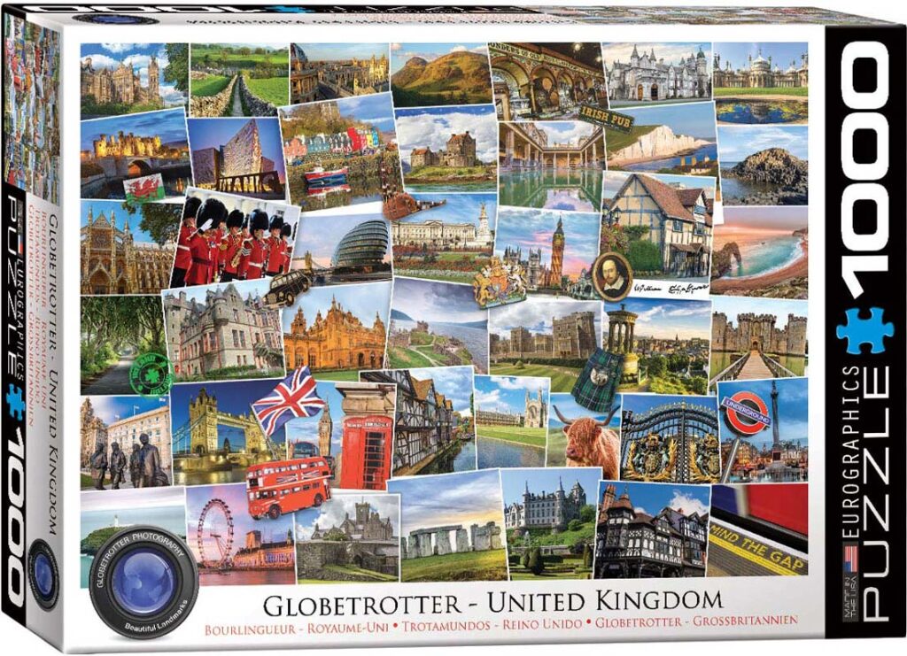 Eurographics Puslespil – Globetrotter: Storbritannien 1000 brikker