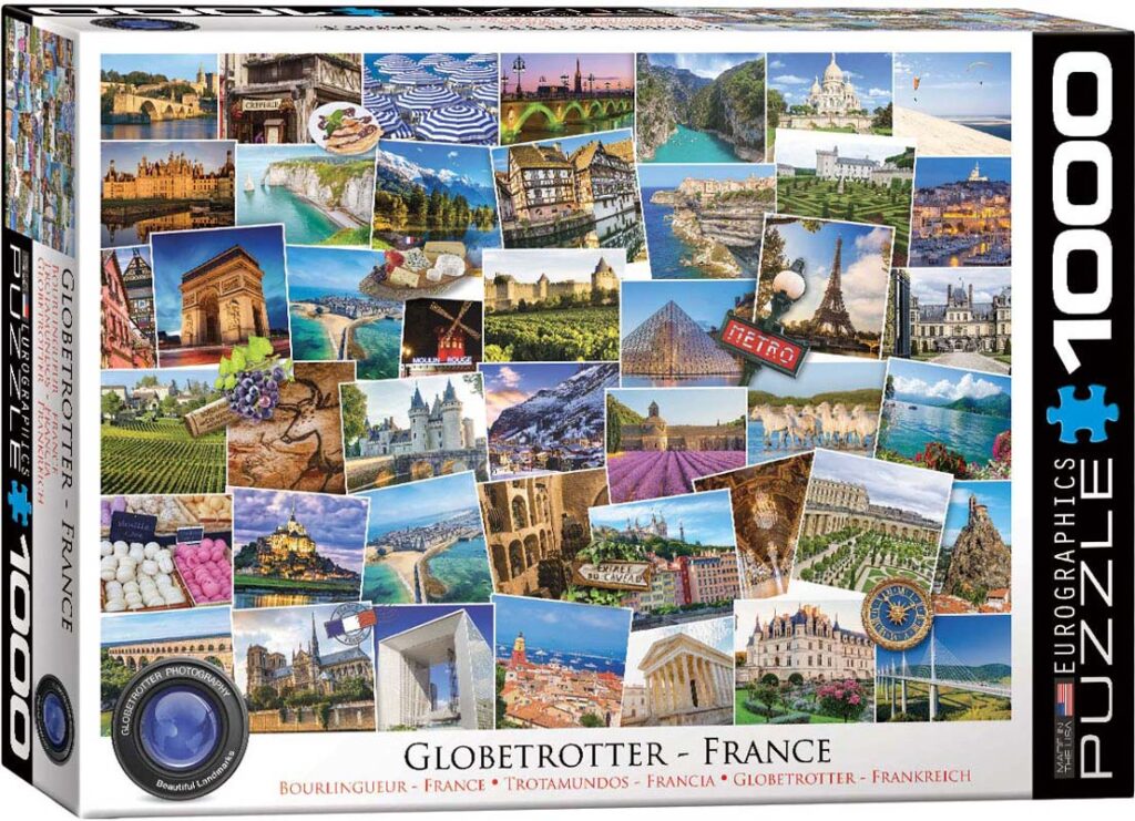 Eurographics Puslespil – Globetrotter: Frankrig 1000 brikker