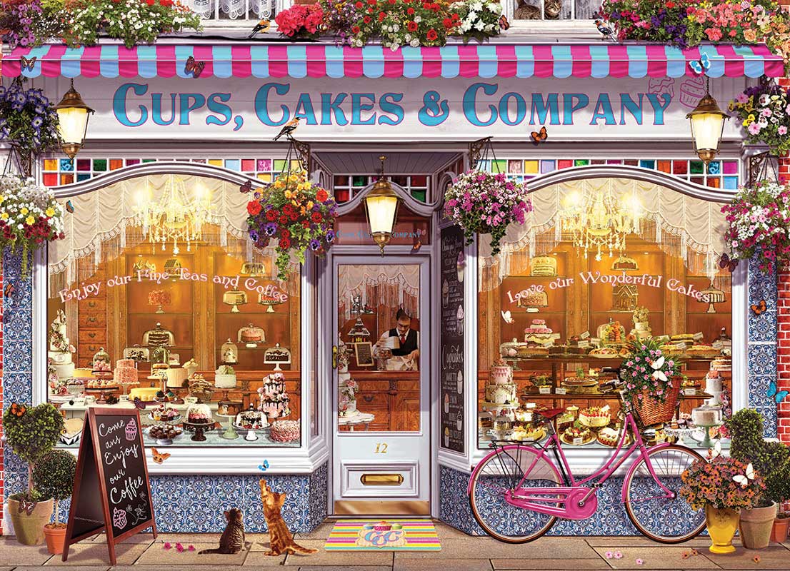 Eurographics Puslespil – Cupcakes, Kager & Co 1000 brikker - Billede 2