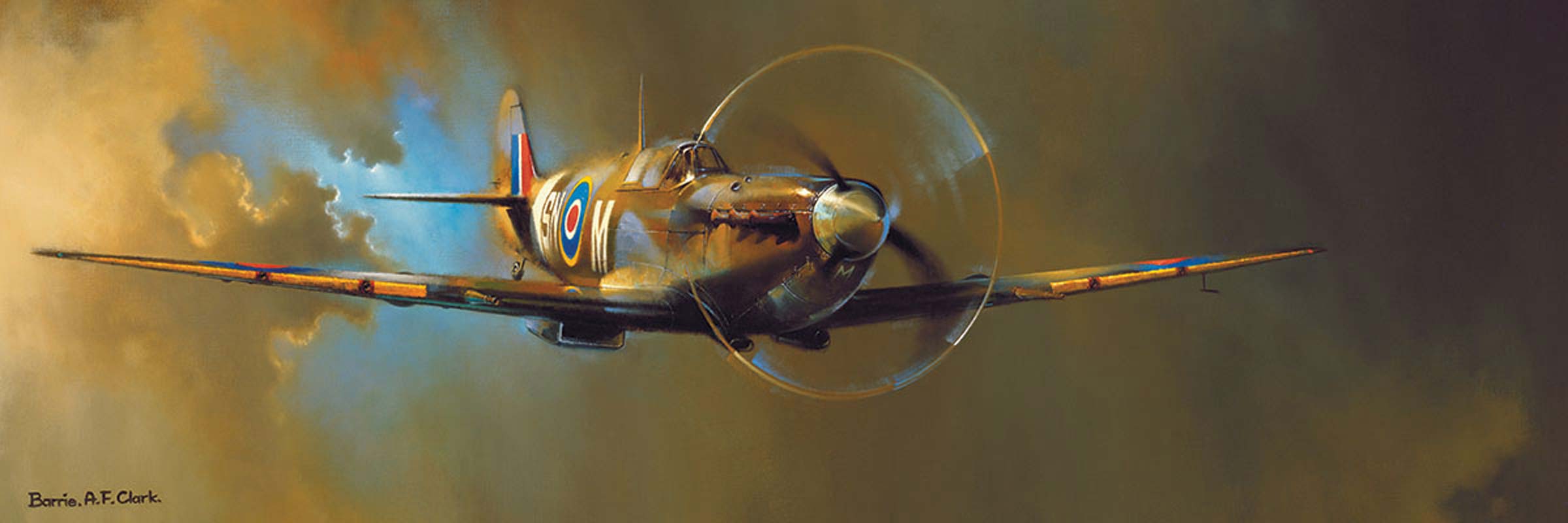 Eurographics Panoramapuslespil – Spitfire 1000 brikker - Billede 2