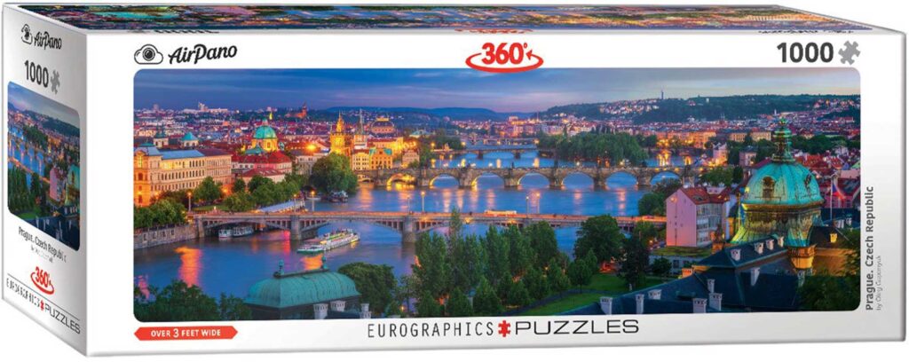 Eurographics Panoramapuslespil – Prag, Tjekkiet 1000 brikker