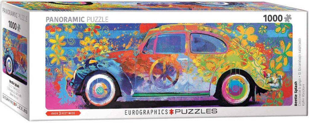Eurographics Panoramapuslespil – VW Beetle Splash 1000 brikker
