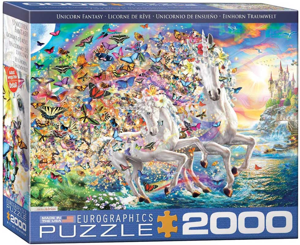 Eurographics Puslespil – Enhjørning fantasy 2000 brikker