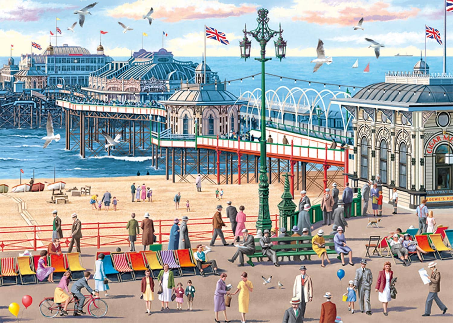 Falcon Puslespil – Brighton Pier 1000 brikker - Billede 2