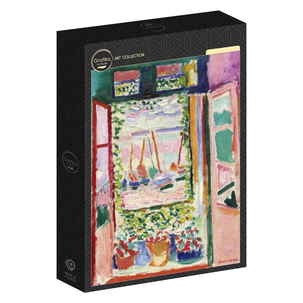 Grafika Puslespil – Matisse: Åbent vindue, Collioure 1000 Brikker